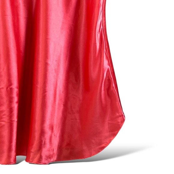 VTG Victoria's Secret Slip Dress Sz L Pink/Purple Satin Lingerie Negligée 90s - Picture 6 of 13